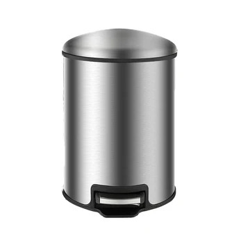 

Classified Creative Household Stainless Steel Waste Cans Bedroom Large Pedal Toilet Kitchen Living Room with Cover