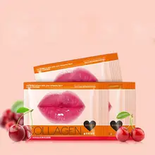 1 шт., коллагеновая увлажняющая маска для губ, Медовая маска для губ, накладки против старения, пластырь для морщин, гель-скраб, Уход за губами