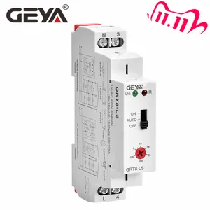 Image 1 - GEYA GRT8 LS Din rail interrupteur à minuterie pour éclairage descalier, 230vac 16a 0.5 20min, retardement à distance 