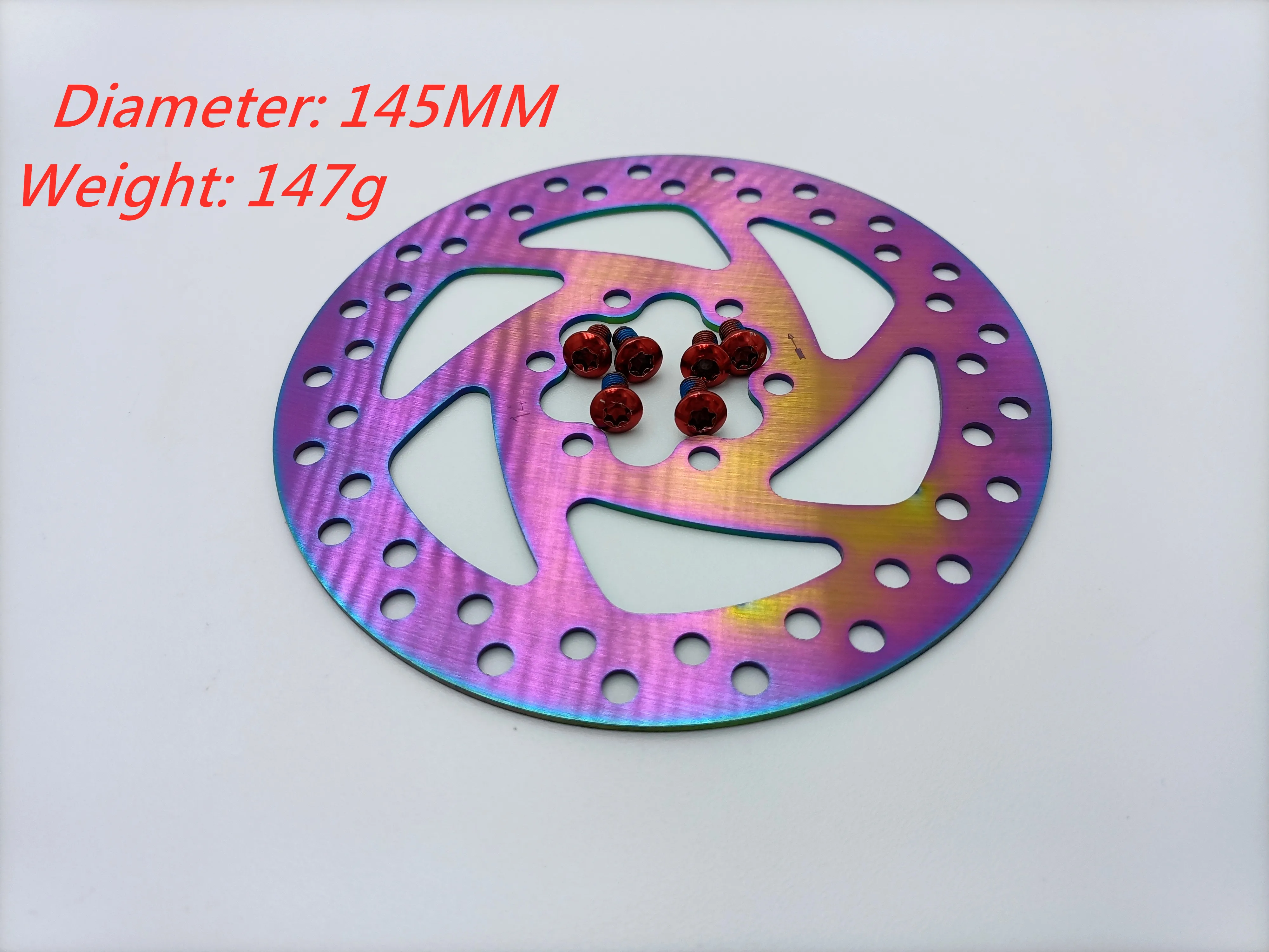 145mm Colorful Disc Brake For Kaabo Wolf Warrior Electric Scooter Kaabo