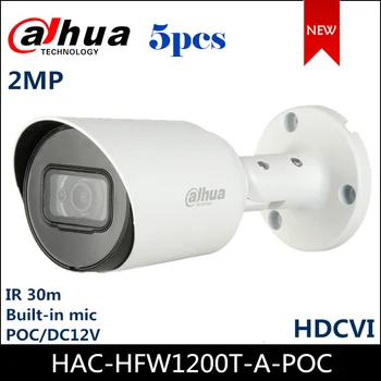 

2MP Dahua POC HDCVI Camera HAC-HFW1200T-A-POC Built in MIC Support POC DC12V 1080p Bullet Security camera