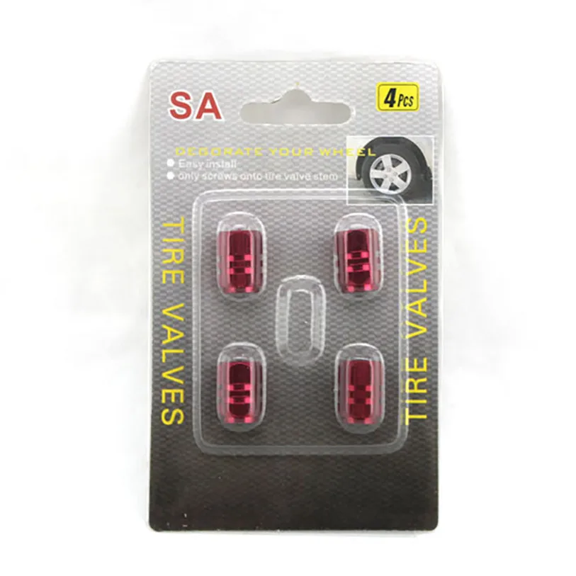 Aluminum Alloy Car Wheel Tire Valve Caps Tyre Rim Stem Covers Airdust Waterproof for Automobiles Motorcycles Trucks Bikes tire valve caps tire screw cap