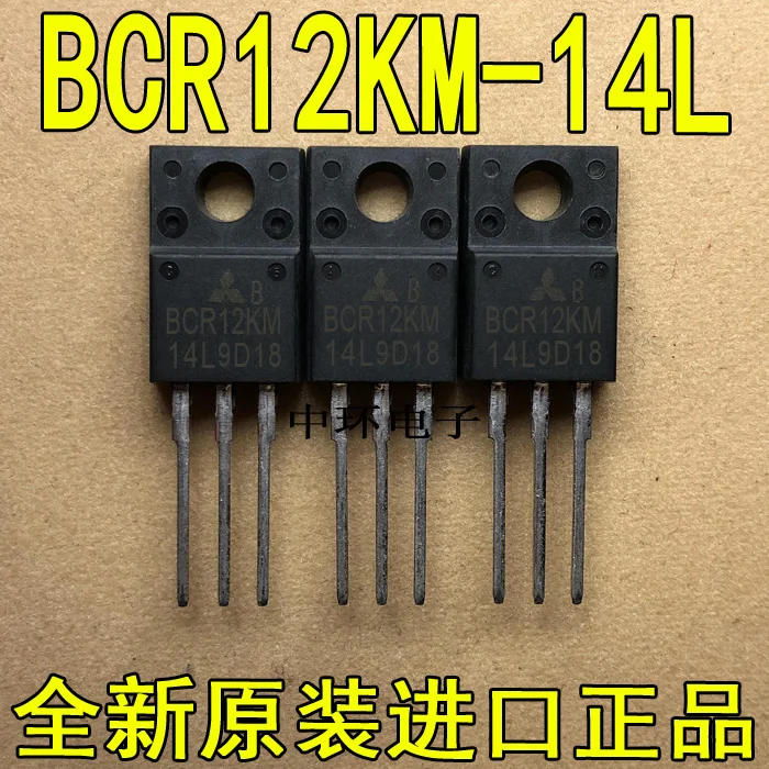 

10pcs/lot BCR12PM-14L BCR12LM-14L BCR12KM-14L TO-220F