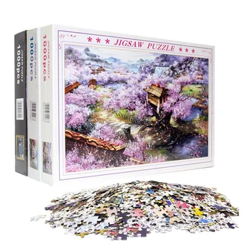 

1000 Pcs/Set jigsaw Puzzles Famous Painting of World Oil Painting Adult Kids DIY Jigsaw Puzzle Creativity Imagine Toys