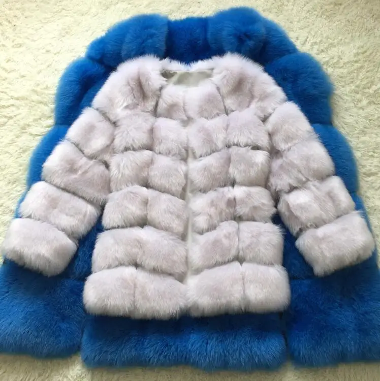 CP искусственный мех фабрика Лисий искусственный мех пальто женская зимняя теплая куртка с длинным рукавом искусственный мех пальто женское пальто из искусственного меха CP14 - Цвет: CP14 Fox color
