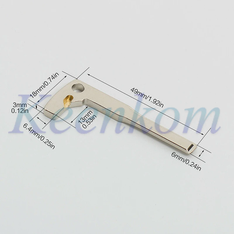 Car remote key car key Smart Remote Key Keyless Emergency Prox Uncut Blade Blank For Mercedes Benz A E S G CLK SLK ML Class New