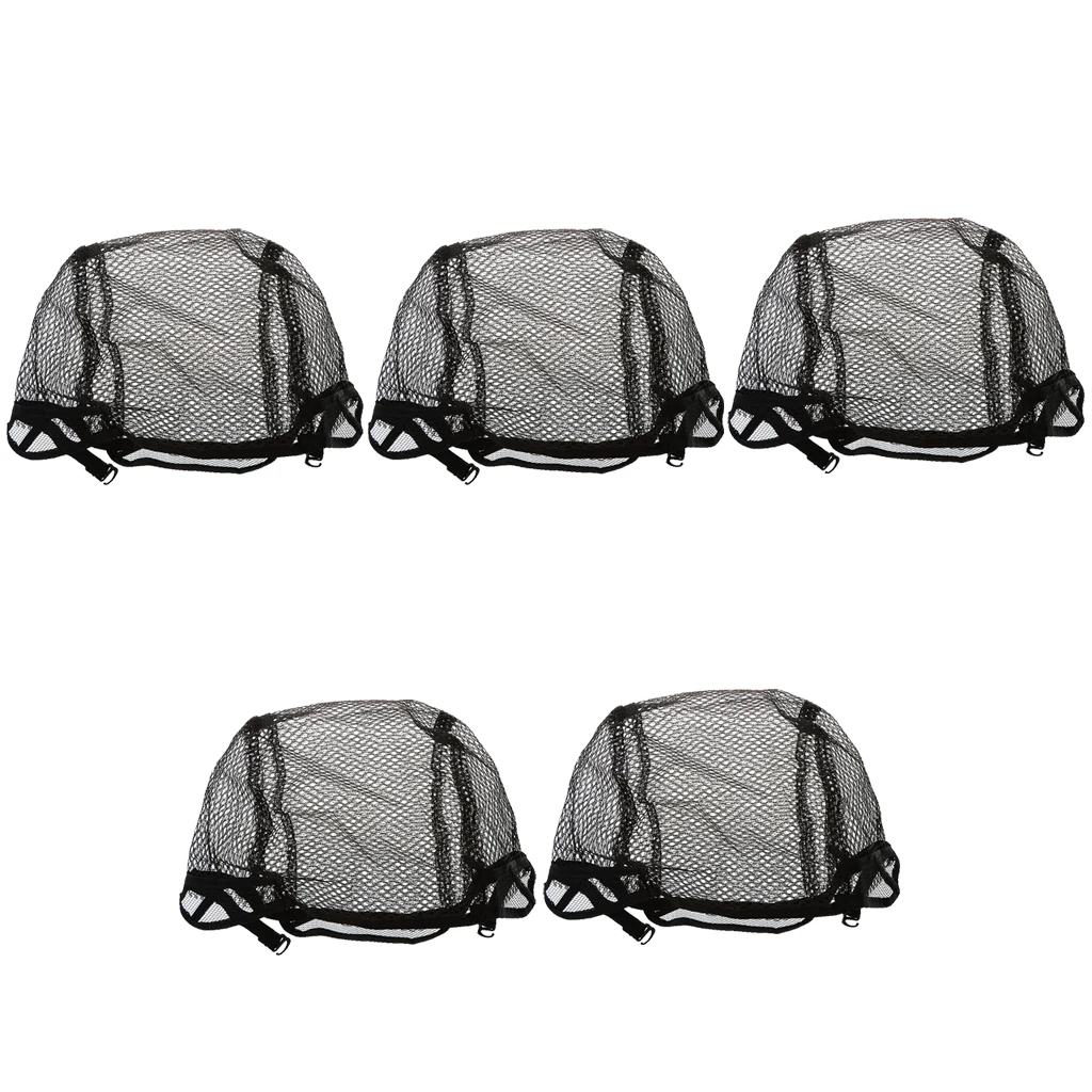 5x Stretchable Elastic Fishnet Wig Cap Hair Net Mesh Wig & Weave Caps Black 5x Stretchable Elastic Fishnet Wig Cap Hair Net Mesh Wig & Weave Caps Black