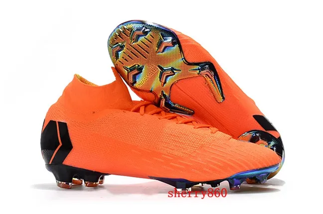 Супертонкие VI 360, элитные, FG KJ 6 XII 12 CR7, Ronaldo Neymar, мужские, женские, мальчики, высокие футбольные бутсы, бутсы, американские размеры 4-11