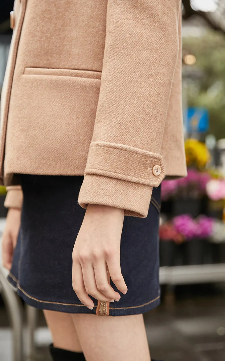 Vero Moda новое шерстяное пальто из овечьей шерсти с леопардовым принтом | 319327536