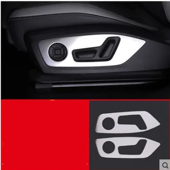 

Car Styling Seat Adjust Memory Button Switch Panel Cover Trim Frame Sticker Interior Accessories for Audi Q3 F3 2019