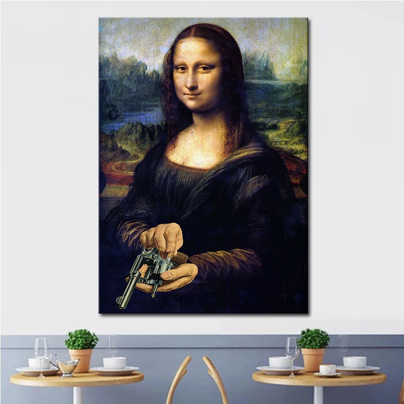 Poster La Joconde Leonardo Da Vinci 30x40cm - Décoration Murale Haute Qualité