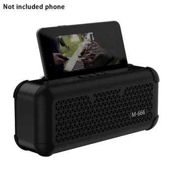 

Multifunctional Bluetooth Speaker Wireless Outdoor Portable TWS Interconnection Sound Bass TF Card HiFi Stereo FM Radio V5.0
