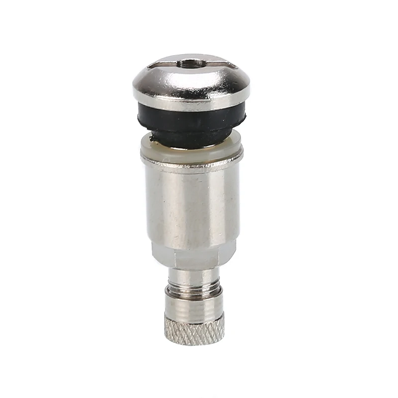 4pcs 11mm Metal Tyre Valve Bolt In Stem Wheels Chrome Tubeless Valve Stem Caps Car Motorcycle Tire Accessories