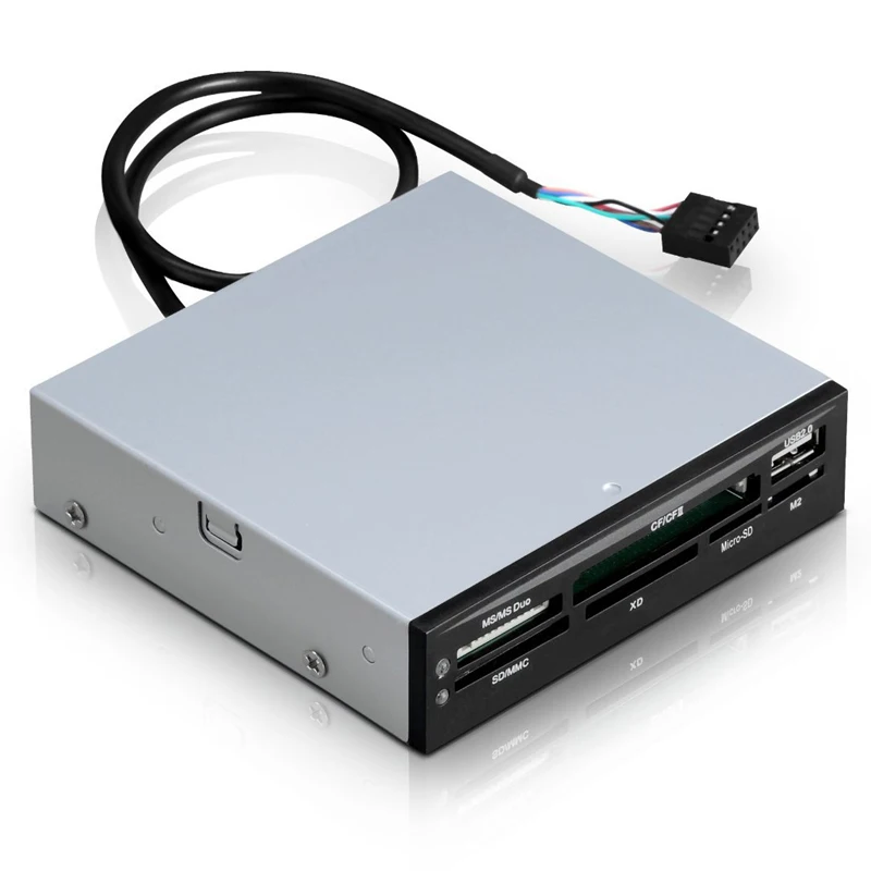 Leitor de cartão usb 2.0, painel frontal