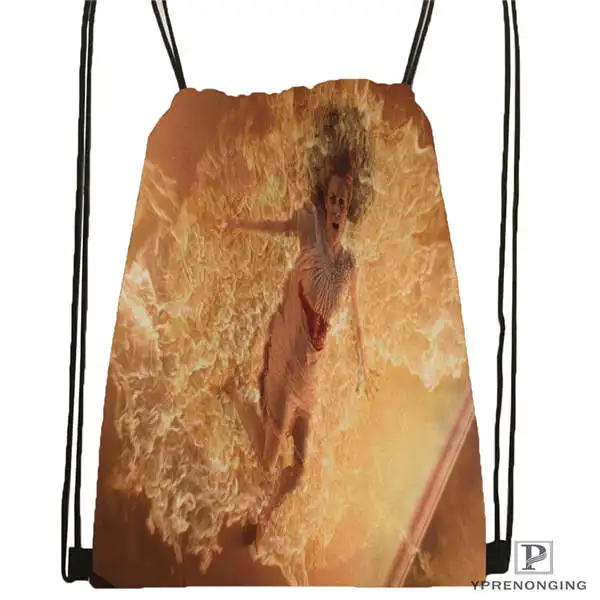Drawstring Backpack Пользовательские Дин и Сэм сверхъестественная походная сумка на шнурке милый рюкзак для детей(черная спинка) 31x40 см#180531-04-30 - Цвет: Drawstring Backpack