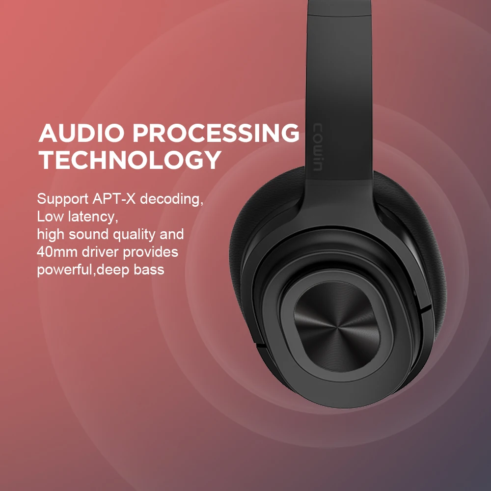 Наушники Cowin SE7MAX с активным шумоподавлением Bluetooth 5 0 беспроводные наушники