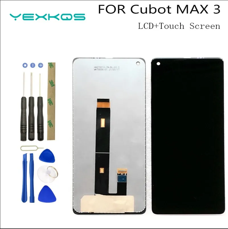 100% протестированный 6 95 дюймовый новый оригинальный Cubot max 3 ЖК-дисплей и сенсорный