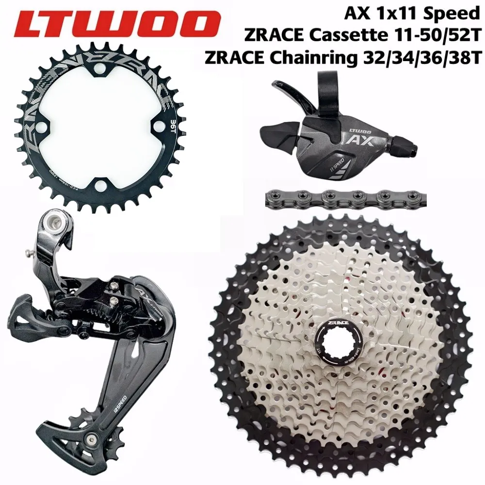 Переключатель скорости LTWOO AX 11 + задний переключатель передач 46T 50T ZRACE