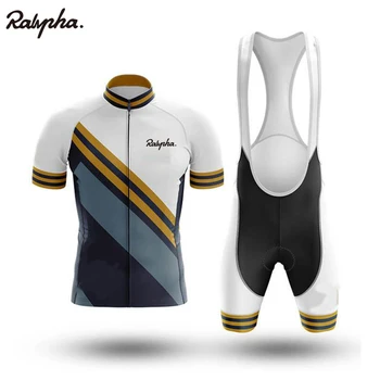 

Cycling Jersey Set Men Cycling Clothing Suits Quick Dry Bicycle Breathable Cycling Sportswear Short Sleeve Bike Uniform