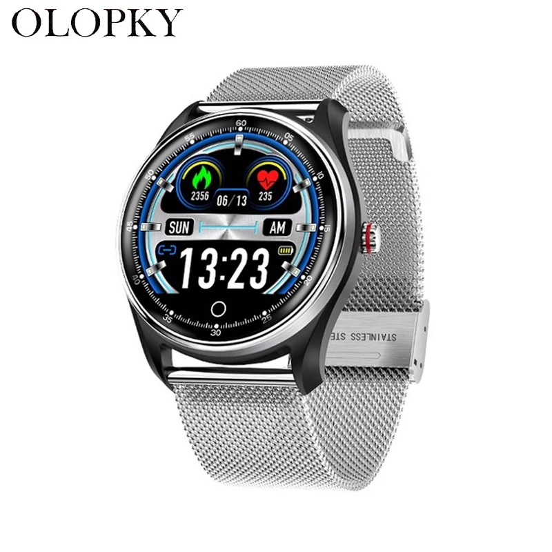 

ECG Smart Watch Blood Pressure PPG Heart Rate Monitor IP68 Waterproof Sport Fitness Activity Tracker Smartwatch For IOS Android