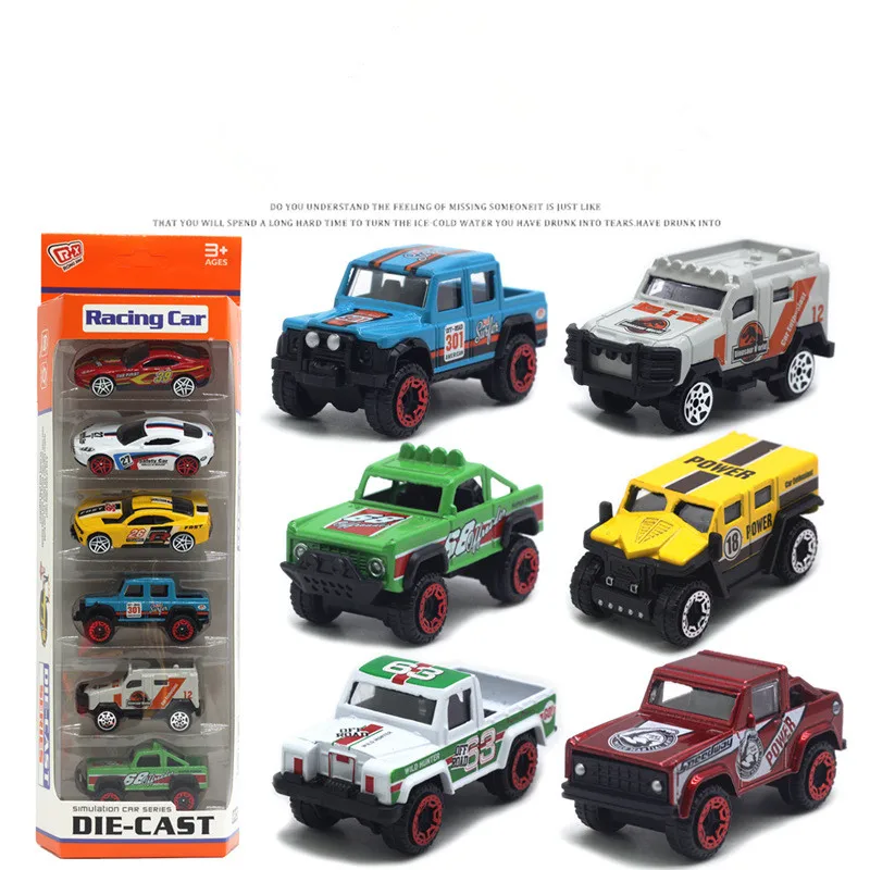 

Модель спортивного автомобиля из сплава 1:64, модель из 6 частей в оригинальной упаковке, Игрушечная машина для внедорожника, Детская развивающая игрушка