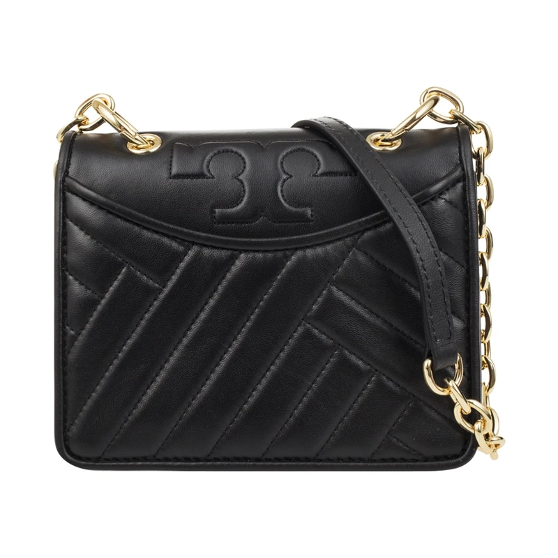 Аутентичная оригинальная и брендовая новая роскошная сумка Tory Burch ALEXA MINI кожаная сумка на плечо с цепью на ремешке 50646
