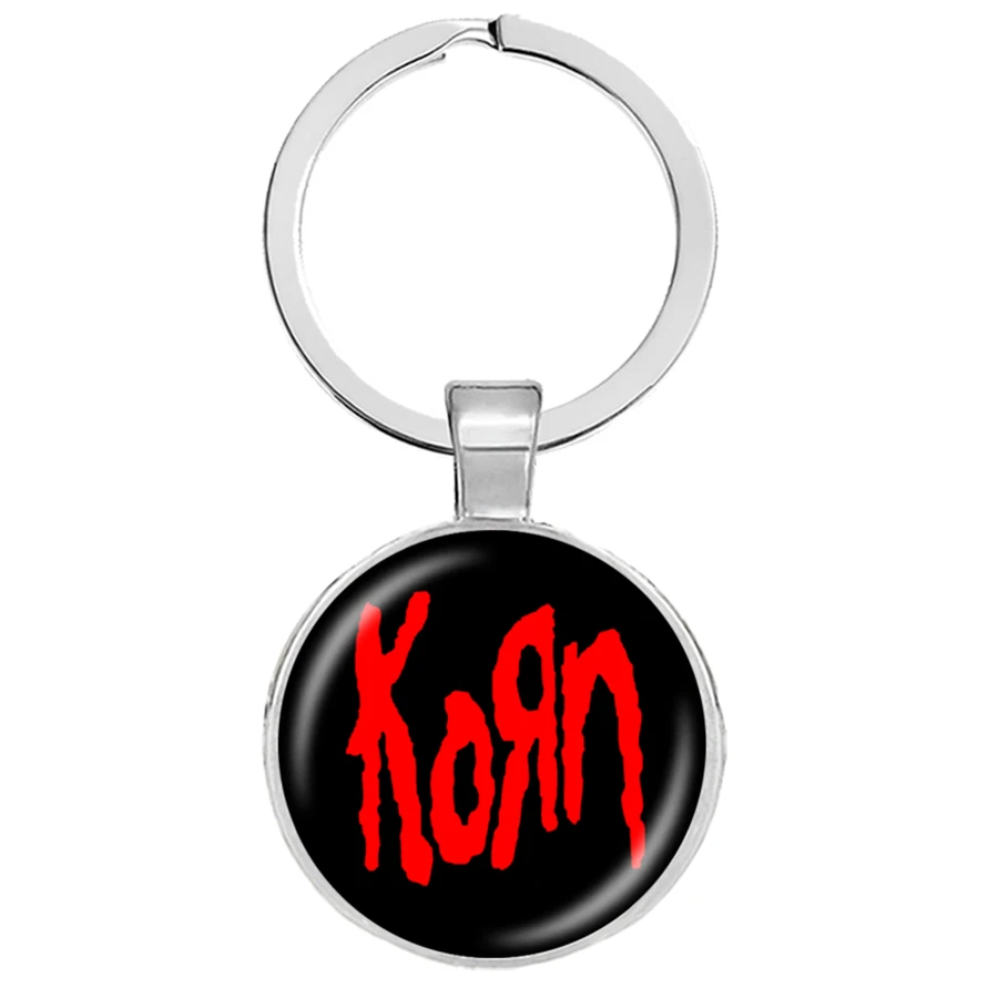 Новые Korn брелки ручной работы круглые тяжелые металлические рок-группы для