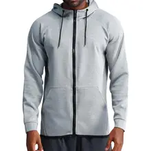 Мужская куртка, зимняя, с капюшоном, для фитнеса, спортзала, баскетбола, на молнии, топы, рубашка, для улицы, для бега, для бега, быстро сохнет, плотная, Прямая поставка#0808