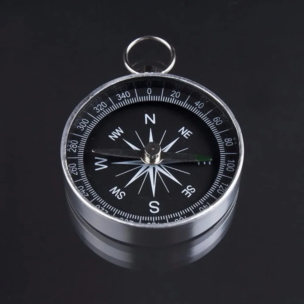 Plastic Pocket Outdoor Compass Camping Hiking Military Compasses Travel Tools