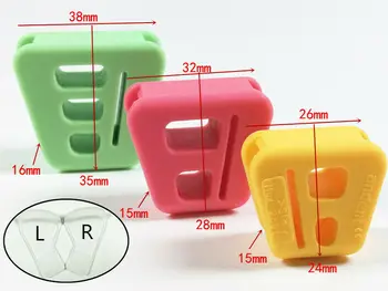

1pcs/Box Dental Silicone Mouth Prop Bite Block Tongue Piercing SS Inner LMS Durable 135℃