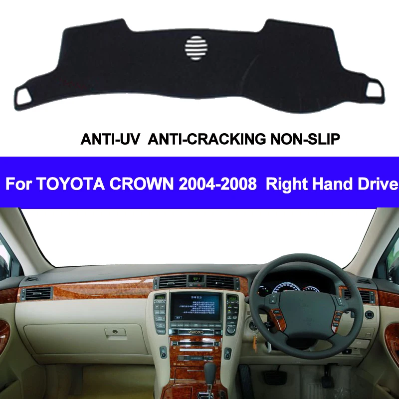 Car-Dashboard-Cover-Dash-Mat-For-Toyota-Crown-2004-2005-2006-2007-2008-Auto-Sun-Shade