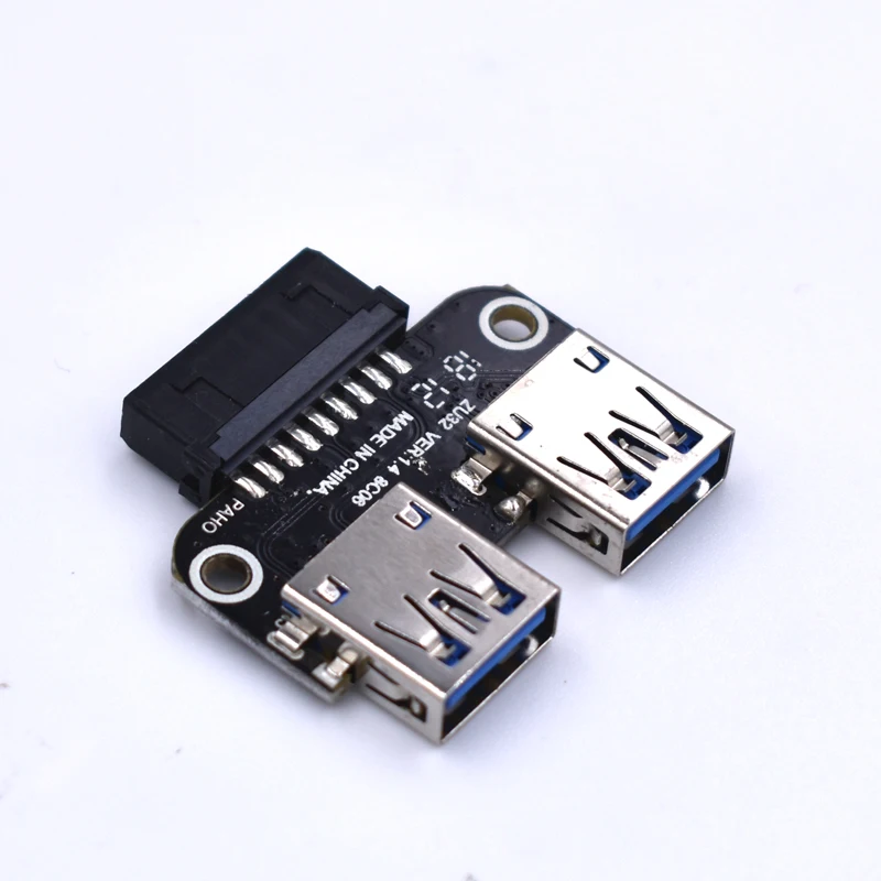 Материнская плата USB 3 0 Pinheader F 19pin/20pin к двойному гнездовой порт T type
