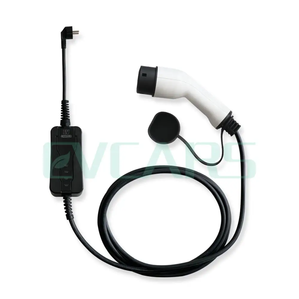 16A EVSE Charger Type 2 Iec 62196 Electric Vehicle Home Ev Car Charging Adjustable 3.6KW for Zoe Tesla Schuko Plug