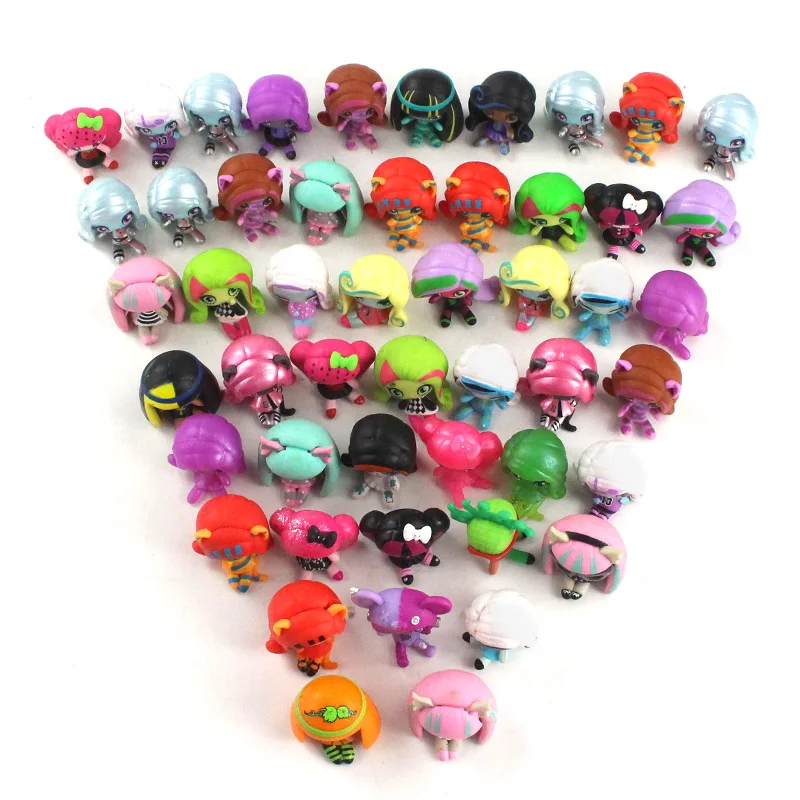 3.5-4.5cm Mini Abbey High school Girl Decoration Toys PVC Action Figure Model Doll Gift Send Randomly
