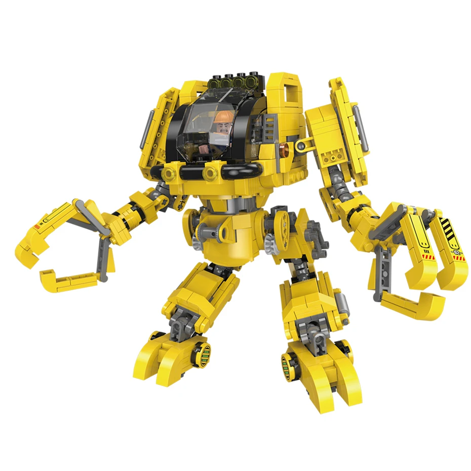

XINGBAO 20001 779PCS Age Of Armor Series 2 in 1 Deformation Robot And Engineering Truck Sets Building Blocks MOC Bricks Gifts