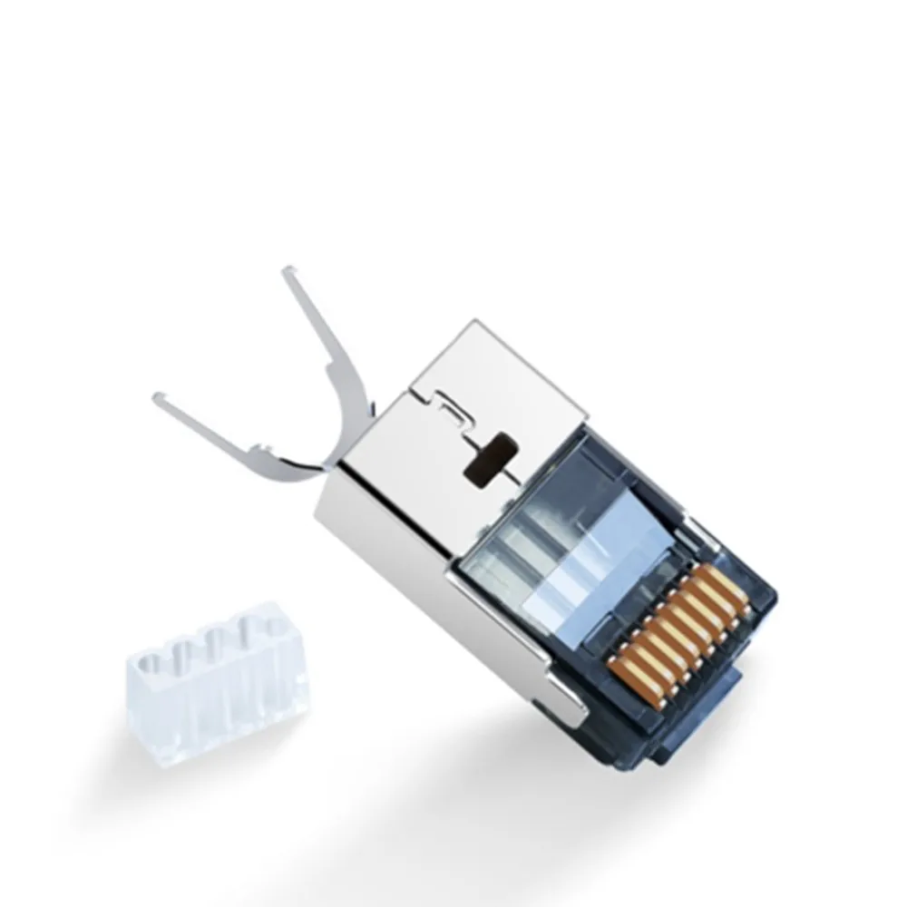50 компл. rj45 разъем Cat7 костюм из трех предметов Ethernet кабель Lan кабель адаптер Rj45 разъем Cat7 сетевой позолоченный 8P8C