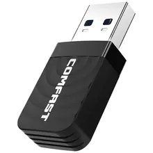 Adaptateur WiFi USB 3.0 1300Mbps pour PC, adaptateur sans fil pour ordinateur de bureau, Compatible avec Windows XP/7/8/8.1/10 pour Mac 