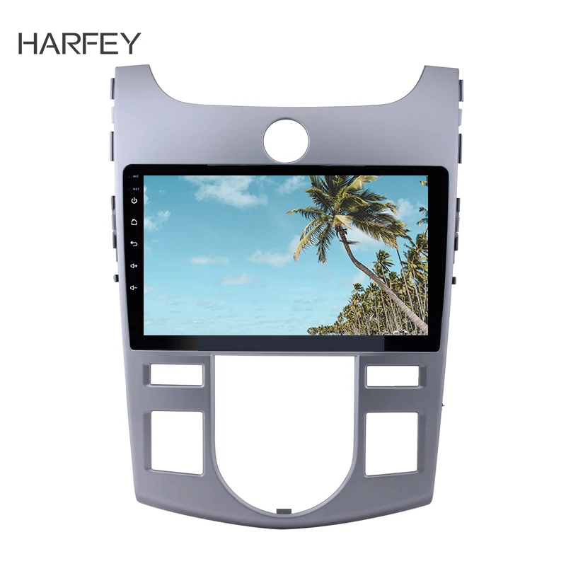 

Harfey 2Din 9 Inch Car Radio Quad Core Stereo GPS Multimedia Player for KIA Forte(AT) 2008 2009 2010 2011 2012 Android 8.1