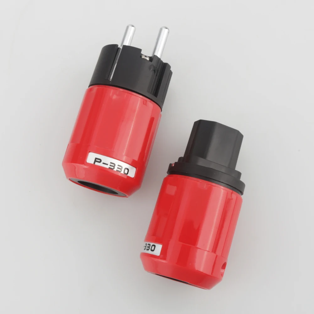 Pair Audiocrast Audio Grade родиевое покрытие EU Schuko AC штепсельная вилка + IEC DIY шнур