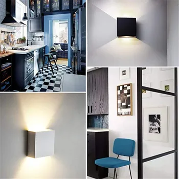 

6W Dimmable LED Indoor Lighting led Wall Lamp Modern Home Lighting Decoration WALL Sconce Aluminum Wall LIGHTS AC85-265V NR-180