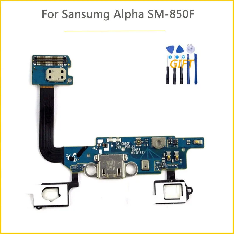 AAAA + высококачественный гибкий кабель для зарядки микрофон Samsung Alpha SM-850F USB-разъем