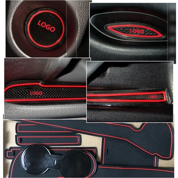 

Anti-Dirty Pad For Kia RIO 3 K2 1.4 L 1.6L Accessories Door Groove Gate Slot Coaster Anti-Slip Mat Car Interiors Gel Pad Rubber