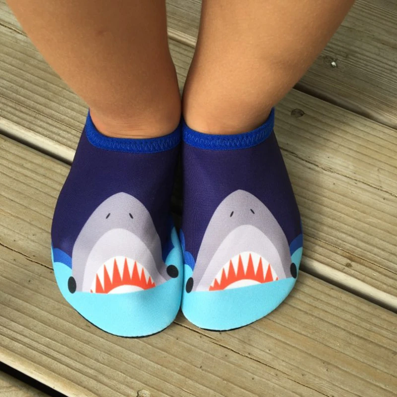 Children Casual Beach Shoes Boys Girls Swimming Wading Shoes Indoor Soft Socks Baby Water Surfing Aqua