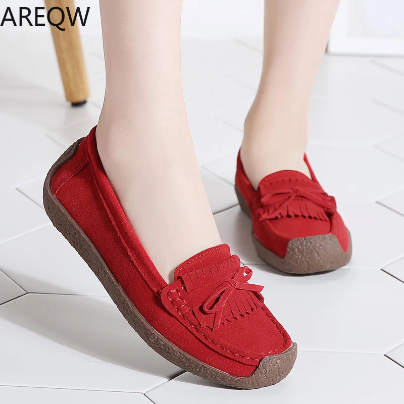 

2019 Spring and Autumn Shallow Mouth Comfortable Solid Color Large Size Women's Shoes Elegant Soft Sole Flat Women's Shoes