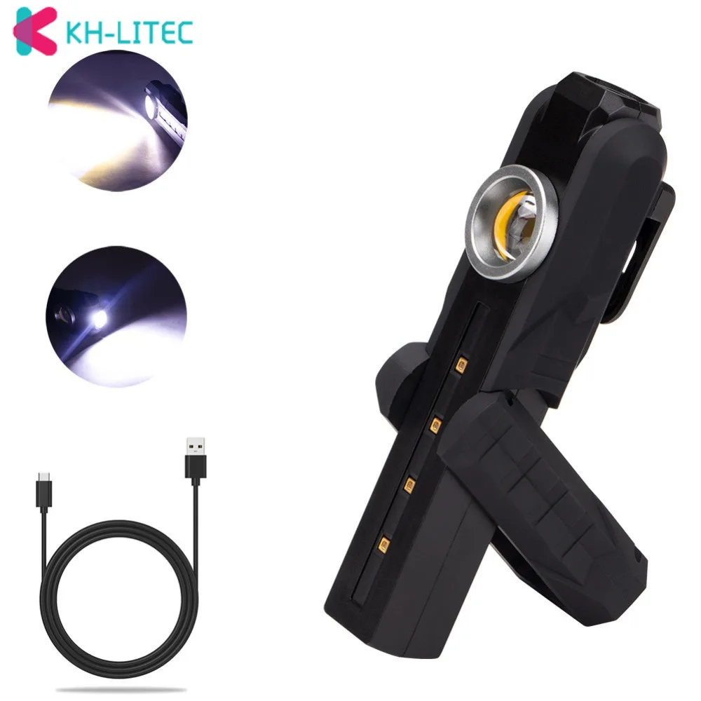 Led-Work-Light-Portable-COB-Worklight-Lamp-Work-Lamp-Werklamp-Flashlight-XPE-Working-Light-Searchlight-USB-Rechargeable-10W