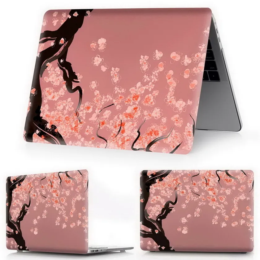 Чехол для ноутбука MacBook Air Pro retina 11 12 13 15 для Mac book Pro 13,3 15,4 дюймов с сенсорной панелью ID A2159+ крышка клавиатуры - Цвет: ying-hua-Y7
