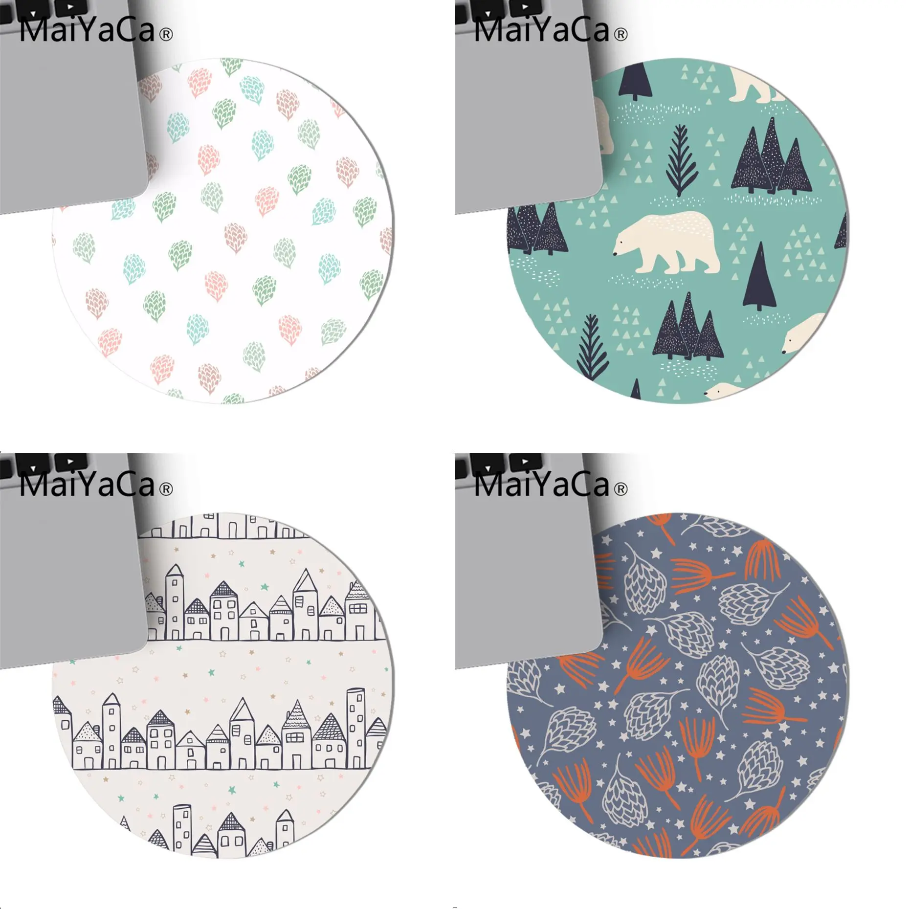 

MaiYaCa Non Slip PC Cute pattern Keyboard Gaming MousePads gamingÂ Mouse pad For PC Laptop Notebook 20x20cm gamer desk pad