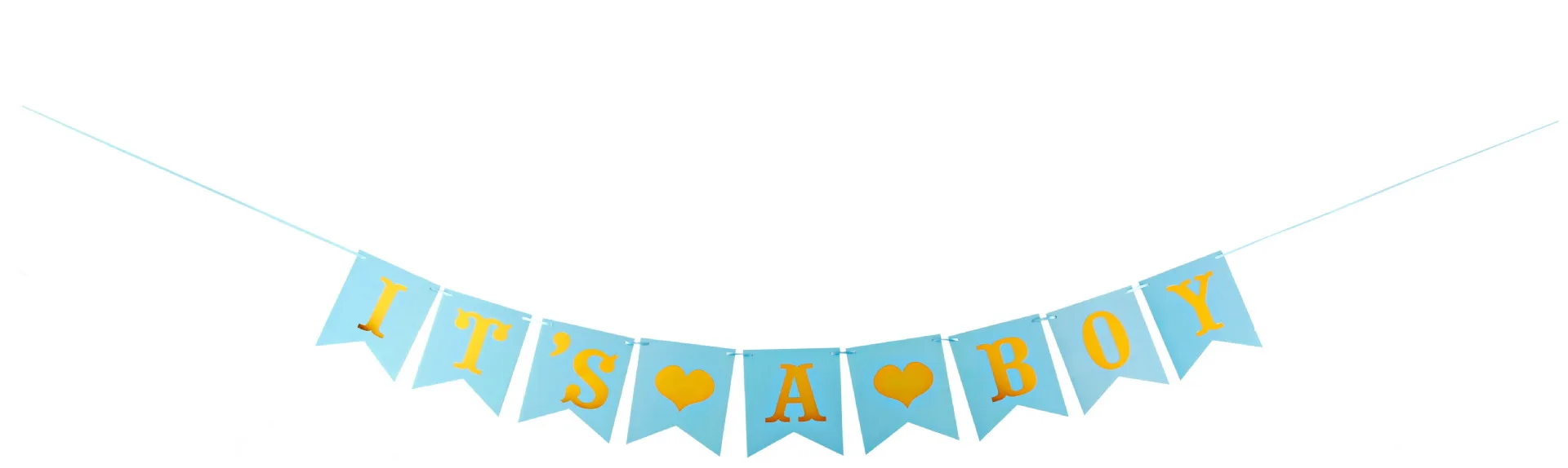 3M его девочка/мальчик ребенок душ буквы флаги Baby Shower вечерние бумага для баннера материал горячие продажи вечерние украшения поставщик