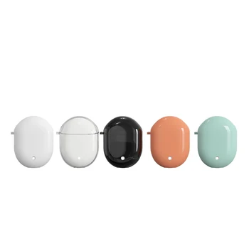 

For Google PixelBuds2 Case Anti-shock Dust-proof Anti-fall Cover Colorful Bluetooth Headset Case With Hook color TPU cases