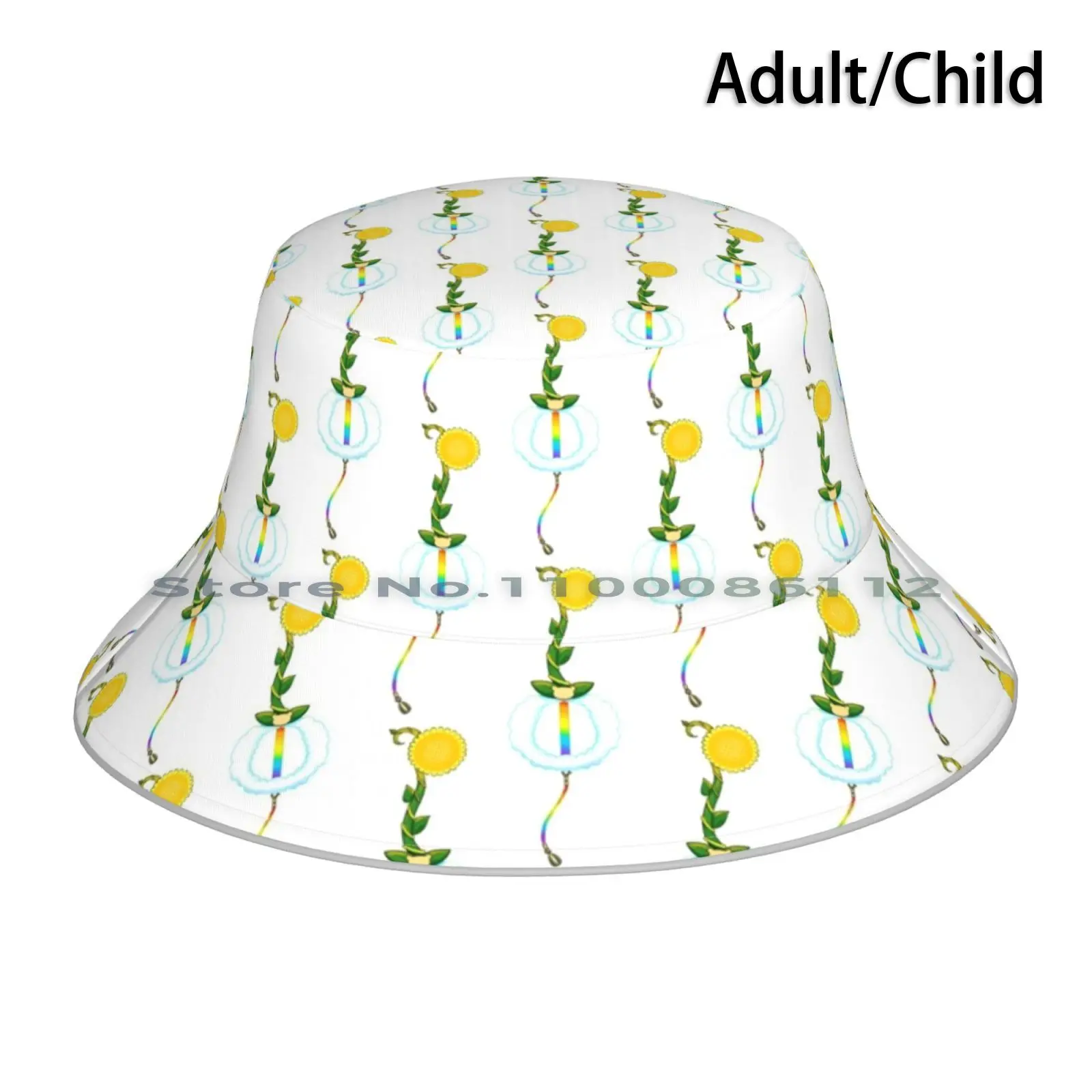 Girasole Dreams-Hamtaro X Kingdom Hearts Keyblade Bucket Hat Sun Cap Hamtaro Kingdom Hearts Crossover Keyblade Rainbow